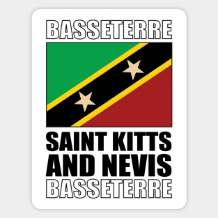 Flag of Saint Kitts and Nevis Magnet